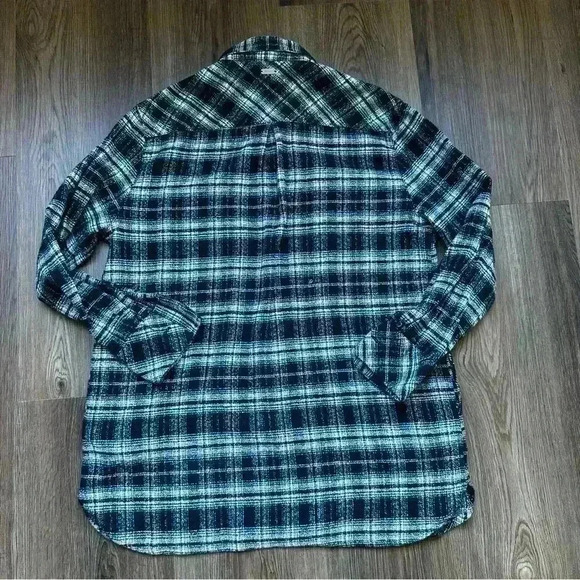 Barbour Mens Plaid Flannel Thora Shirt Sz M* Pockets 100% Cotton Gorpcore Button - Picture 9 of 10